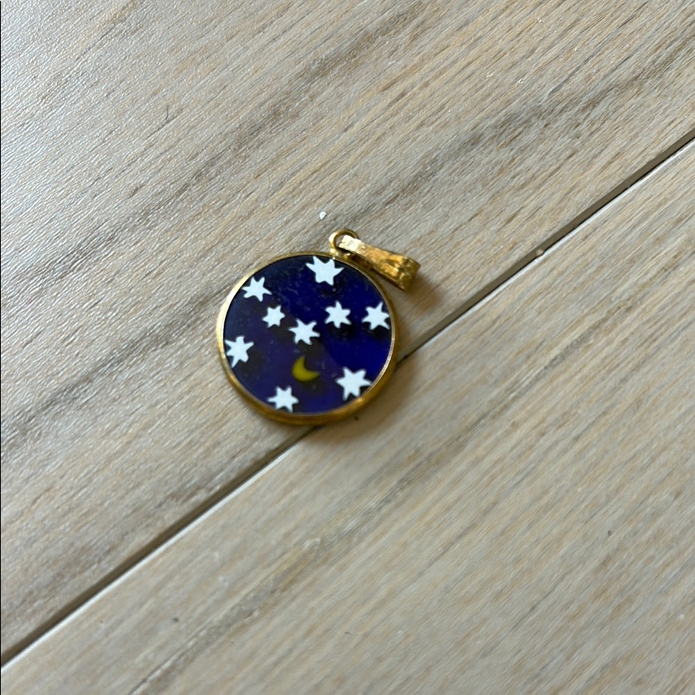 Starry Night Murano Glass Pendant